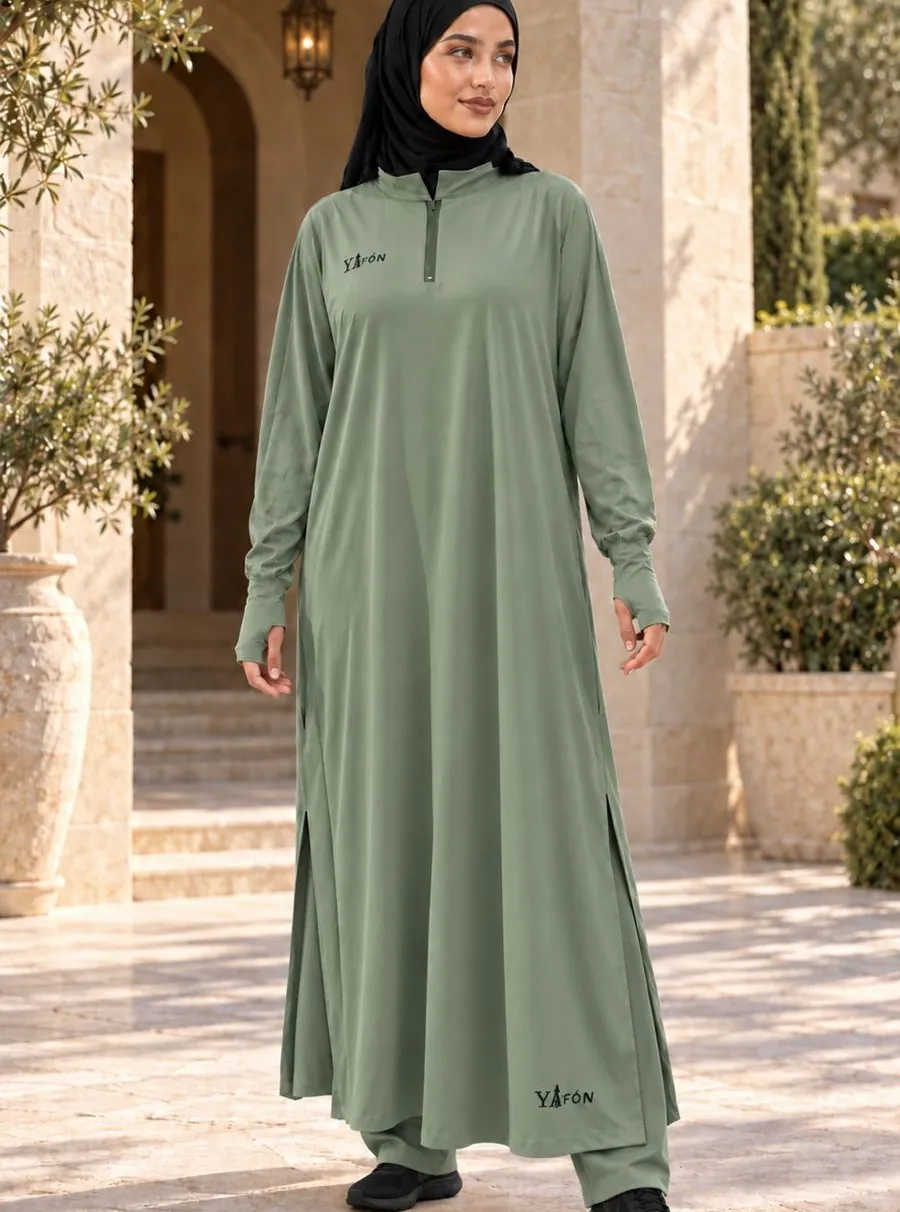 طقم عكّا باللون الأخضر